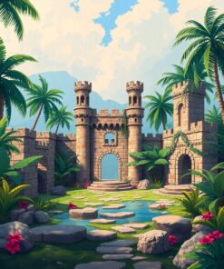 Table Ruins Paint Numbers