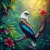 Tropical Canopy Harpy Eagle Paint By Numbers