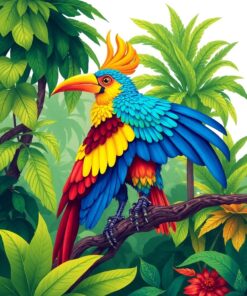 Mythic Bird Paint Numbers