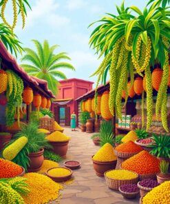 Bazaar Harvest Paint Numbers