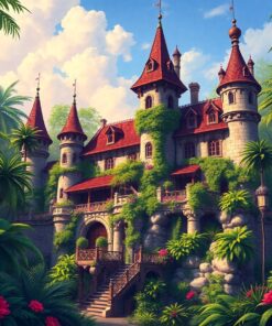 Jungle Keep Paint Numbers