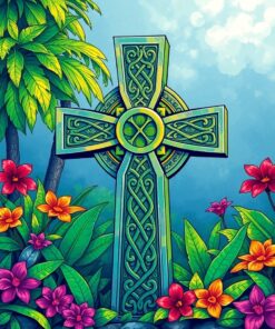 Stone Cross Paint Numbers