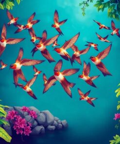 Swift Swarm Paint Numbers