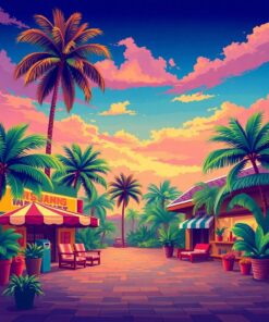 Cinema Backlot Paint Numbers