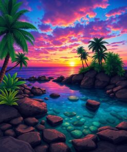 Coastal Evening Paint Numbers