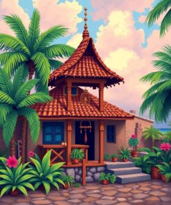 Outpost Chime Paint Numbers