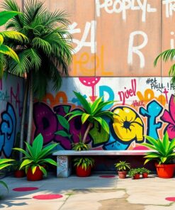 Graffiti Park Paint Numbers