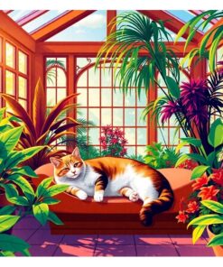 Cat Nap Paint Numbers