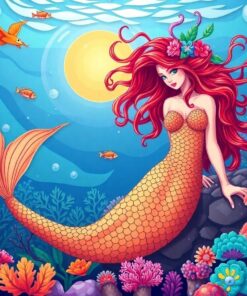 Tropical Coral Sea Myth Paint By Numbers