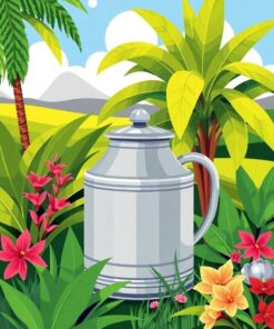 Milk Can Paint Numbers