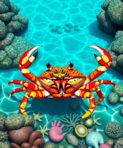 Crab Shallows Paint Numbers