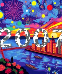 Rooftop View Paint Numbers