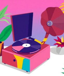 Gramophone Art Paint Numbers