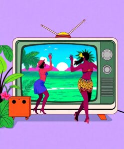 Retro Screen Paint Numbers