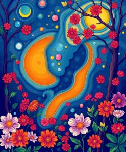 Jukebox Glow Paint Numbers