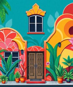 Wall Facade Paint Numbers