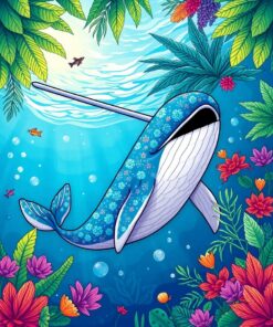 Narwhal Journey Paint Numbers