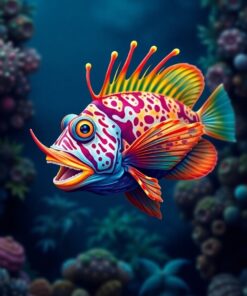 Sea Anglerfish Paint Numbers