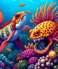 Sea Foragers Paint Numbers