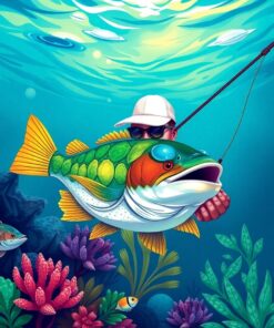 Water Angler Paint Numbers