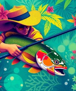 Tropical Deep Water Angler Paint By Numbers