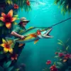Tropical Deep Water Angler paint by numbers
