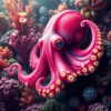 Tropical Deep Water Cephalopod paint by numbers