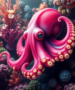 Tropical Deep Water Cephalopod paint by numbers
