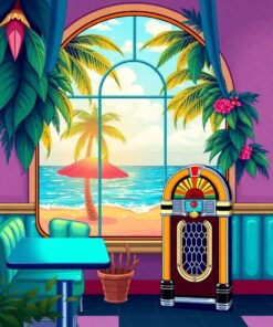 Ocean Window Paint Numbers