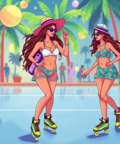 Skater Girls Paint Numbers