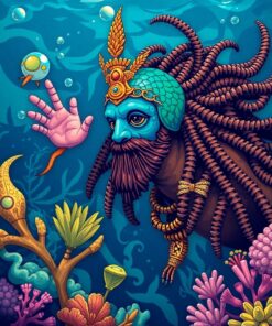 Ancient Swimmer Paint Numbers