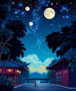 Night Sky Paint Numbers