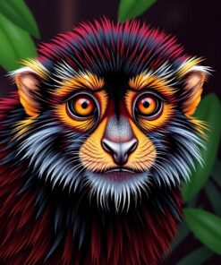 Tamarin Portrait Paint Numbers