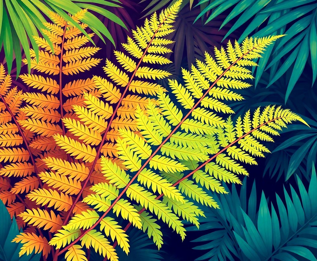 tropical-equinox-fern-fronds-paint-by-numbers-kit