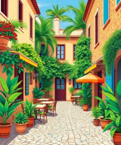 Cafe Oasis Paint Numbers