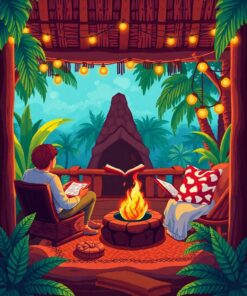 Evening Study Paint Numbers