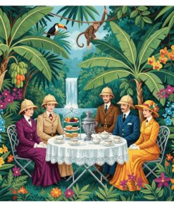 Tropical Explorer High Tea Paint By Numbers