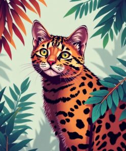 Fern Shadows Paint Numbers