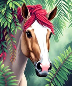 Equine Gaze Paint Numbers