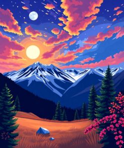 Woodblock Journey Paint Numbers