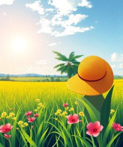 Sun Hat Paint Numbers