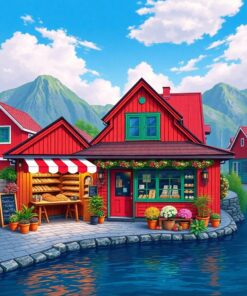 Pastry Shop Paint Numbers