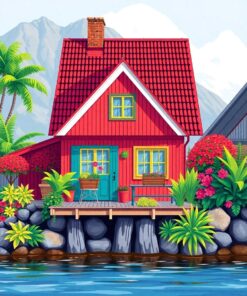 Summer House Paint Numbers