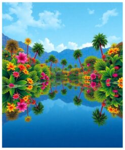 Lake Mirror Paint Numbers