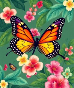 Butterfly Dance Paint Numbers