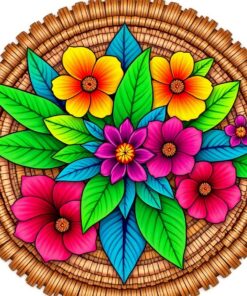 Rattan Mandala Paint Numbers