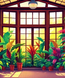 Glass Panes Paint Numbers