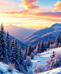 Mountain Horizon Paint Numbers