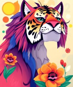 Hibiscus Mandala Paint Numbers