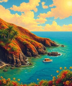 Volcanic Coast Paint Numbers